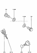 Lubrication-Equipment Diagram and Parts List for FA130D-AS10  Kawasaki Engine