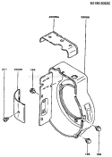 Page D Diagram and Parts List for FA130D AS61 Kawasaki Engine