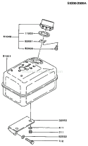 Page G Diagram and Parts List for FA130D AS61 Kawasaki Engine