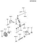 Page C Diagram and Parts List for FA130D BS10 Kawasaki Engine