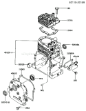 Page E Diagram and Parts List for FA130D BS19 Kawasaki Engine