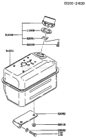 Page G Diagram and Parts List for FA130D BS19 Kawasaki Engine