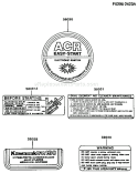 Page H Diagram and Parts List for FA130D AS21 Kawasaki Engine