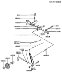 Part Location Diagram of 11043-2089 Kawasaki Bracket