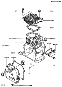 Page F Diagram and Parts List for FA130D CG20 Kawasaki Engine