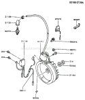 Page G Diagram and Parts List for FA130D CG20 Kawasaki Engine