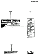 Page I Diagram and Parts List for FA130D CG20 Kawasaki Engine