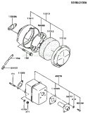 Part Location Diagram of 11013-2071 Kawasaki Element-Air Filter