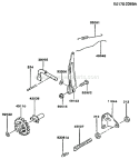 Part Location Diagram of 92081-2302 Kawasaki Spring-Governor