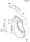 Page D Diagram and Parts List for FA130D CM81 Kawasaki Engine