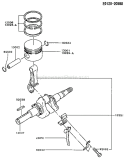 Page J Diagram and Parts List for FA130D CS15 Kawasaki Engine