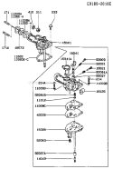 Page B Diagram and Parts List for FA130D BT62 Kawasaki Engine