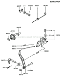 Page C Diagram and Parts List for FA130D CS15 Kawasaki Engine
