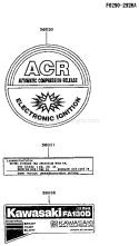 Page H Diagram and Parts List for FA130D CS15 Kawasaki Engine