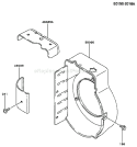 Page D Diagram and Parts List for FA130D BS07 Kawasaki Engine