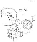 Page F Diagram and Parts List for FA130D BS07 Kawasaki Engine