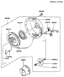 Part Location Diagram of 49088-2345-YK Kawasaki Starter-Recoil
