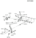 Part Location Diagram of 11046-2094 Kawasaki Bracket
