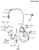 Page G Diagram and Parts List for FA130D FJ80 Kawasaki Engine