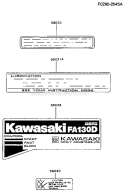 Part Location Diagram of 56038-2001 Kawasaki Label-Brand