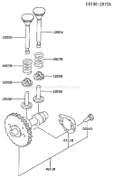 Page L Diagram and Parts List for FA130D BT62 Kawasaki Engine