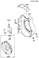 Page D Diagram and Parts List for FA130D BT62 Kawasaki Engine