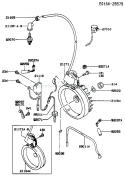 Page F Diagram and Parts List for FA130D ES01 Kawasaki Engine