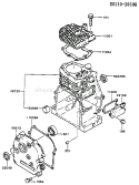 Part Location Diagram of 49015-6014 Kawasaki Cover-Crankcase