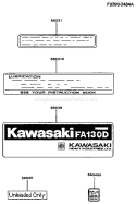 Part Location Diagram of 56031-2059 Kawasaki Label-Manual