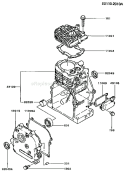 Page E Diagram and Parts List for FA130D MS00 Kawasaki Engine