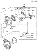 Page K Diagram and Parts List for FA130D MS00 Kawasaki Engine