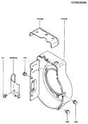 Page D Diagram and Parts List for FA130D MS00 Kawasaki Engine