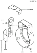 Page D Diagram and Parts List for FA210D AS21 Kawasaki Engine