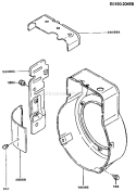Page D Diagram and Parts List for FA210D AS22 Kawasaki Engine