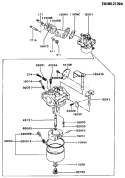 Page B Diagram and Parts List for FA210D AS23 Kawasaki Engine