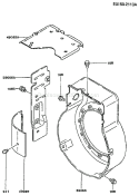 Page D Diagram and Parts List for FA210D AS23 Kawasaki Engine