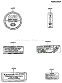 Part Location Diagram of 56030-2253 Kawasaki Label