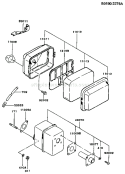 Page A Diagram and Parts List for FA210D CS06 Kawasaki Engine