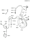 Page F Diagram and Parts List for FA210D CS06 Kawasaki Engine