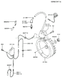 Page F Diagram and Parts List for FA210D ES10 Kawasaki Engine