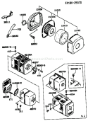 Page A Diagram and Parts List for FA210D HS01 Kawasaki Engine