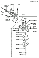 Page B Diagram and Parts List for FA210D HS01 Kawasaki Engine