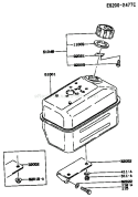 Page G Diagram and Parts List for FA210D HS01 Kawasaki Engine