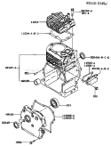 Page E Diagram and Parts List for FA210D GS05 Kawasaki Engine