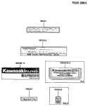 Part Location Diagram of 56038-2153 Kawasaki Label-Brand