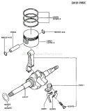 Page J Diagram and Parts List for FA210D GS07 Kawasaki Engine