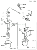 Part Location Diagram of 21176-2076 Kawasaki Sensor