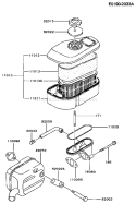 Part Location Diagram of 92022-2225 Kawasaki Washer