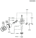 Page J Diagram and Parts List for FA210R AS03 Kawasaki Engine