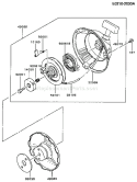 Page K Diagram and Parts List for FA210R AS02 Kawasaki Engine